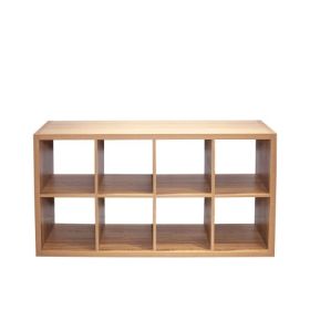 2 X 4 Cube Bookshelf Bookshelves For Home, Office, Walnut Color