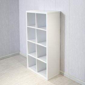 2 X 4 Cube Bookshelf For Home, Office - White