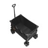 VEVOR Collapsible Folding Wagon, 220 L Beach Wagon Cart with All-Terrain Wheels, Heavy Duty Folding Wagon Cart Max 330 lbs with Drink Holders