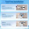 Filtered Shower Head High Pressure Water Flow and Multiple Spray Modes Shower Head with Filter, Power Wash for Hard Water