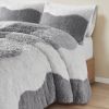 Ombre Shaggy Faux Fur Comforter Set