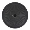 Parasol Base Resin Round Black 30.9 lb