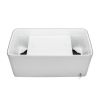 Outdoor 80QT Rolling Party Iron Spray Cooler Cart Ice Bee Chest Patio Warm Shelf