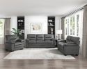 Modern Sleek Design Living Room Furniture 1pc Chair Dark Gray Fabric Upholstered Comfortable Plush Seating