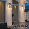 Outdoor Wood Grain Porch Lights, Waterproof Wall light for patio,  yard, front door, garden