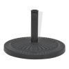 Parasol Base Resin Round Black 30.9 lb