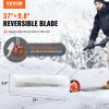 VEVOR Snow Shovel with Wheels, 37 inch Snow Shovel for Driveway, ABS Snow Shovel Pusher for Snow Removal