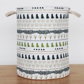 Household cloth dirty clothes basket (Option: Jungle tree)