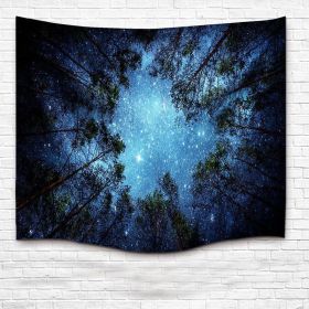 Foreign trade for home decoration wall hanging forest starry tapestry ins net red anchor models background cloth factory direct sales (Option: 200x150cm)