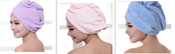 Women's Hair Dryer Cap, Absorbent Dry Hair Towel (Option: SET)