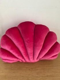 Simulation Shell Pillow Cushion Doll Nap Pillow (Option: Rose Red-L)