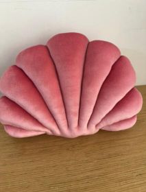 Simulation Shell Pillow Cushion Doll Nap Pillow (Option: Pink-L)