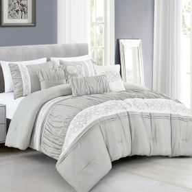 Maxine	7PC COMFORTER SET (size: King)