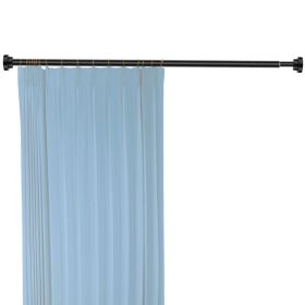 Shower Curtain Rod Adjustable Tension Curtain Rod Stainless Steel Spring Curtain Pole Heavy-Duty Steel for Bathroom Wardrobe Kitchen Balcony 31.5in/39 (size: 100cm)