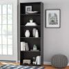 5-Shelf Bookcase with Adjustable Shelves, White