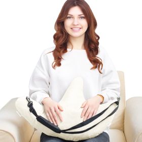 Muwago Shoulder Surgery Pillow, Rotator Cuff Pillow for Neck and Shoulder Pain, Post Surgery Pillow for Sleeping or Sitting (Color: Creamy White)