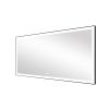 Rectangular Single Aluminum Framed Anti-Fog LED Light Wall Bathroom Vanity Mirror