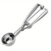 3pcs Cookie Scoop Set, Stainless Steel Ice Cream Scooper With Trigger Release, Large/Medium/Small Cookie Scooper For Baking