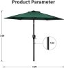 7.5 ft Patio Umbrella with Center Pole