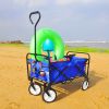 Outdoor Folding Wagon Garden ; Large Capacity Folding Wagon Garden Shopping Beach Cart ; Heavy Duty Foldable Cart; for Outdoor Activities; Beaches; Pa