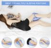 Leg Pillow Ergonomic Side Sleeping Pillows Memory Foam Knee Pillow with Strap for Side Sleeper